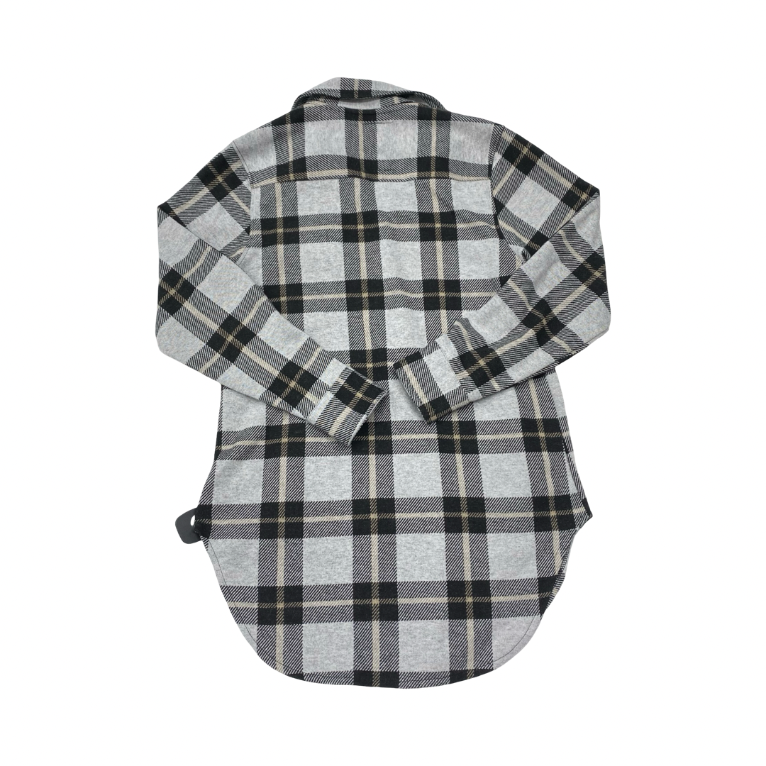 Jacket Shirt By Cmc In Plaid Pattern, Size:S