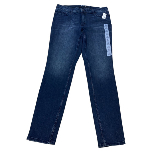 Jeans Skinny By Old Navy In Blue Denim, Size:16L