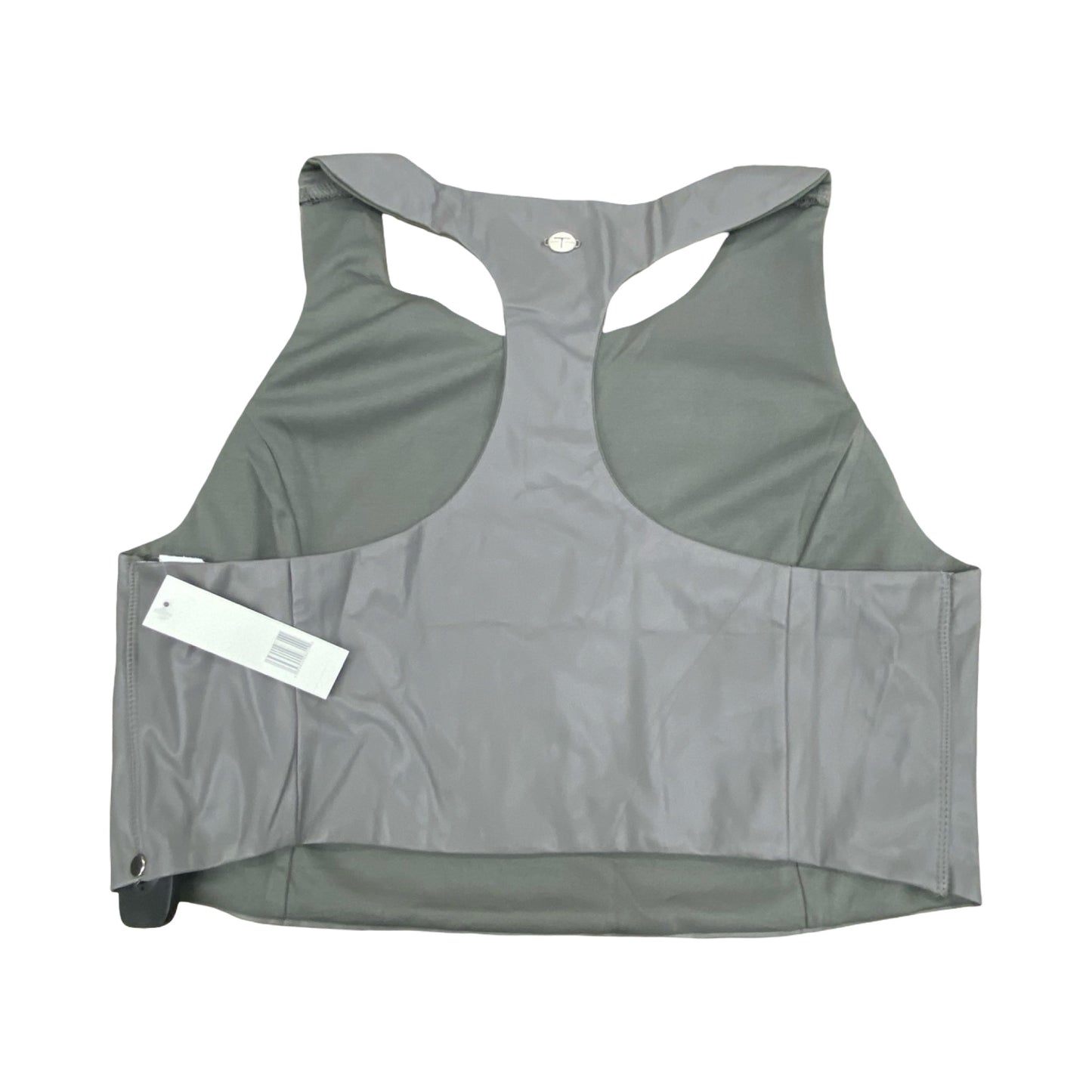 Athletic Bra By Tahari In Grey, Size:1X