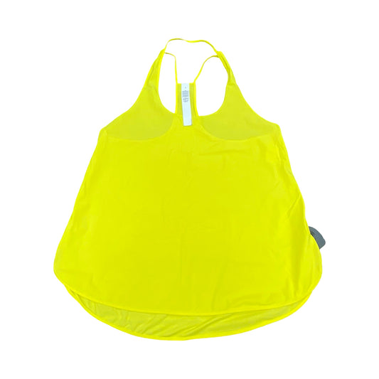 Athletic Tank Top By Lululemon In Yellow, Size:6