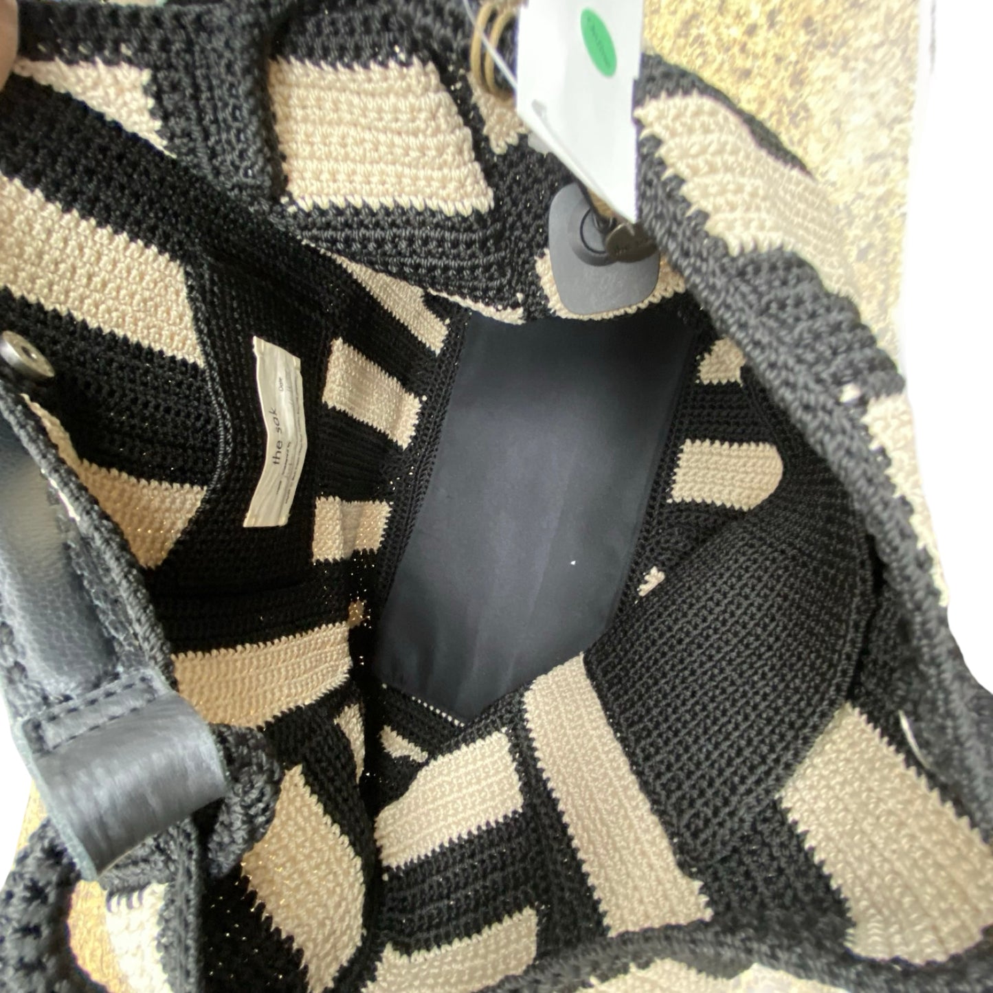 Handbag By The Sak In Striped Pattern, Size:Large