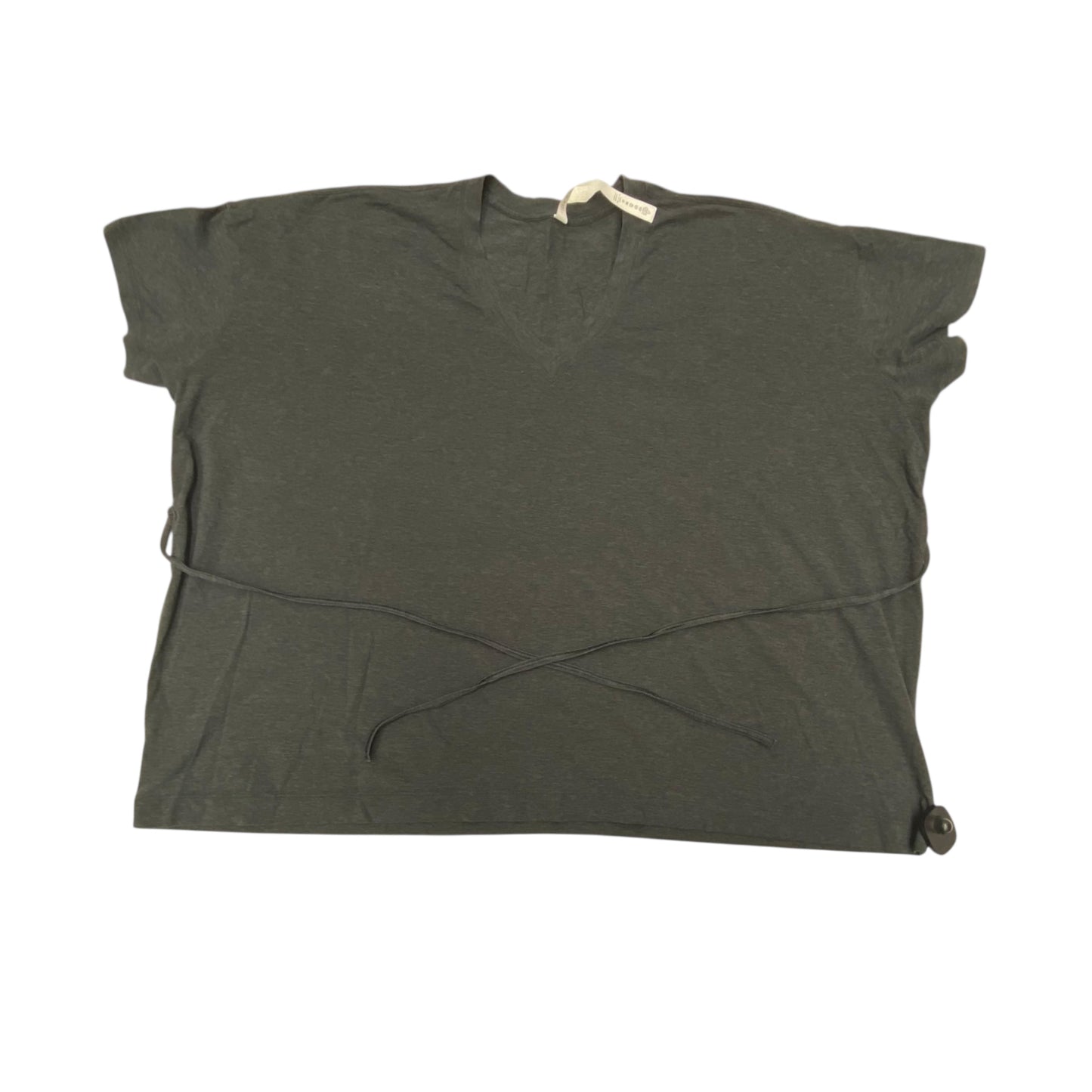 Athletic Top Ss By Lululemon In Grey, Size:12