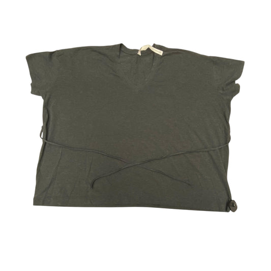 Athletic Top Ss By Lululemon In Grey, Size:12