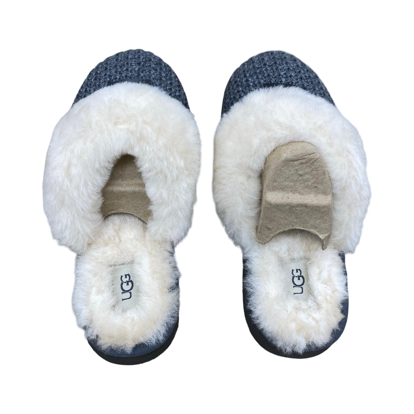 Slippers Designer By Ugg In Grey, Size:10