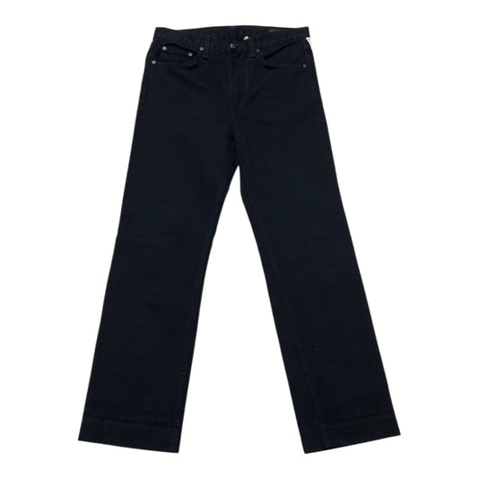 Jeans Straight By Rag And Bone In Black Denim, Size:4