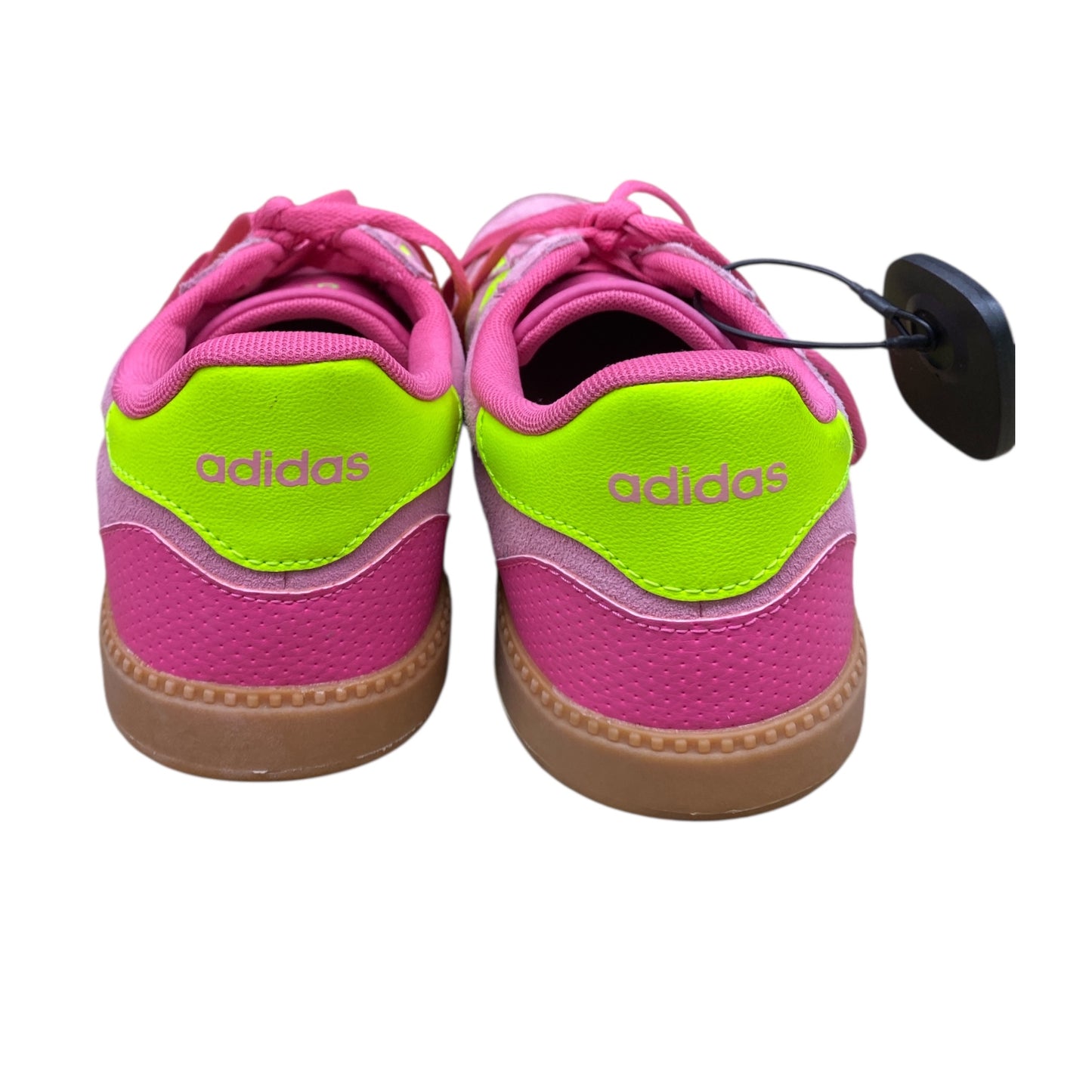 Shoes Sneakers By Adidas In Pink & Yellow, Size:8