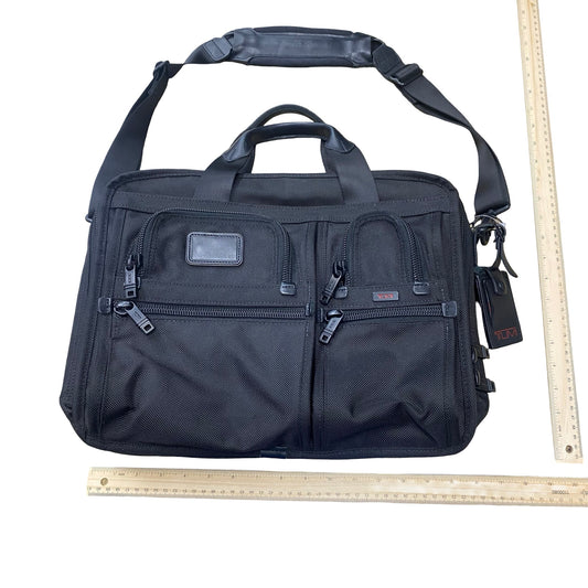 Laptop Bag Designer By Tumi In Black, Size:Large