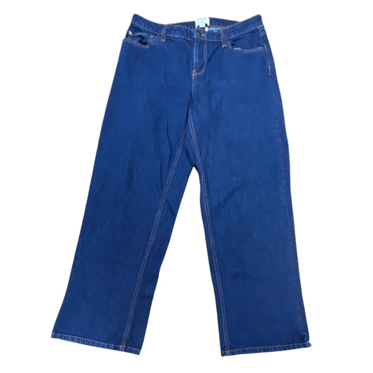 Jeans Wide Leg By Target-Designer In Blue Denim, Size:12