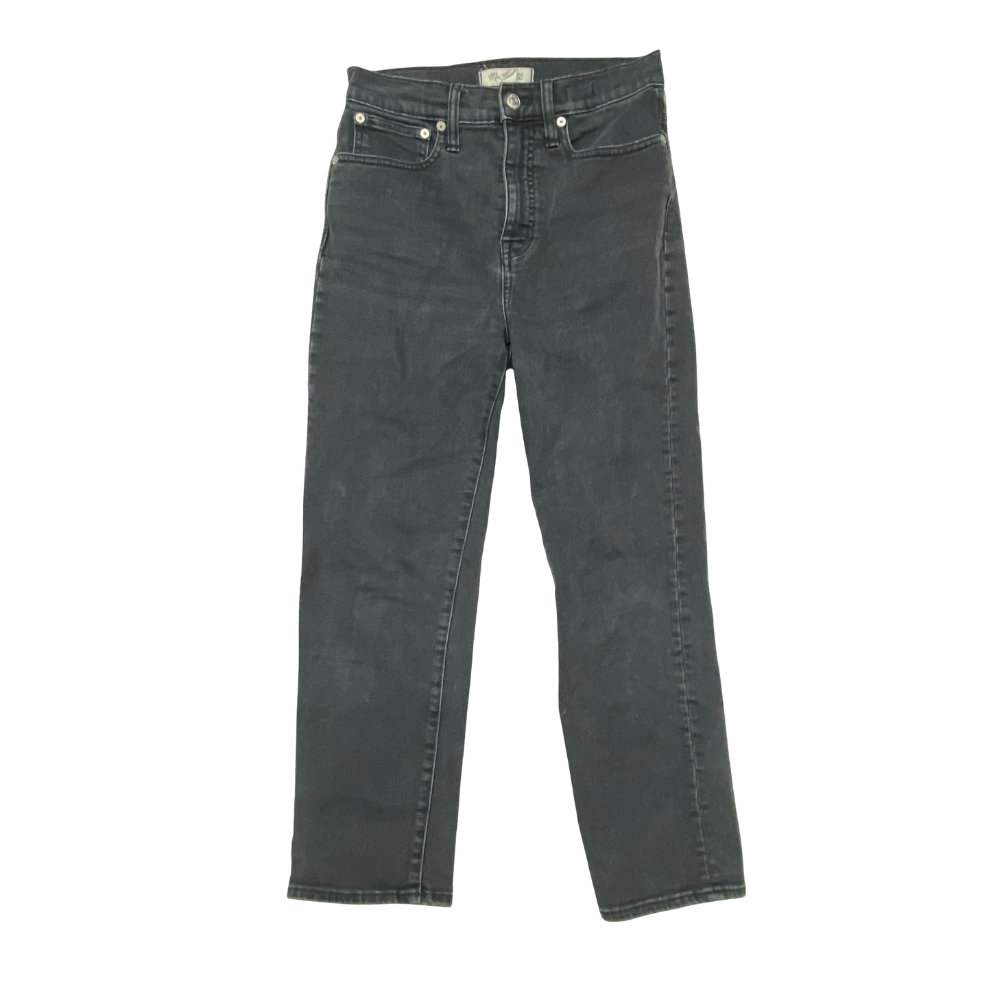 Jeans Straight By Madewell In Black, Size:0