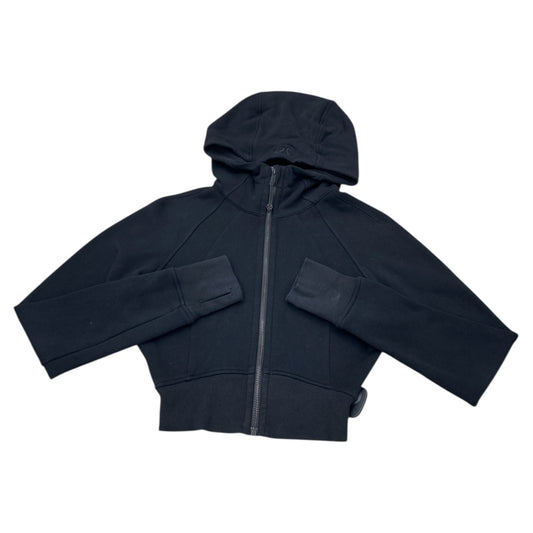 Athletic Jacket By Lululemon In Black, Size:Xs