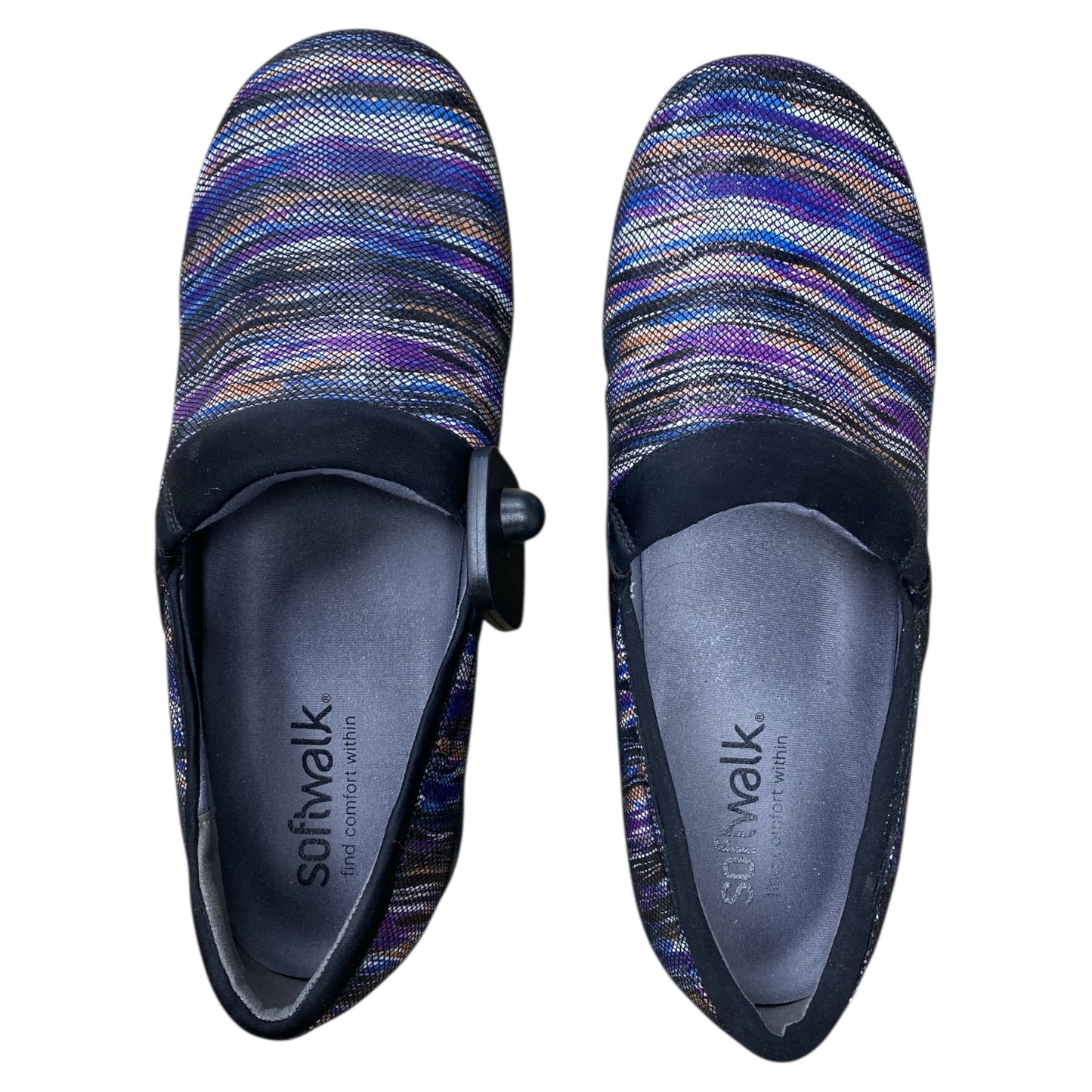 Shoes Heels Block By Soft Walk In Multi, Size:12