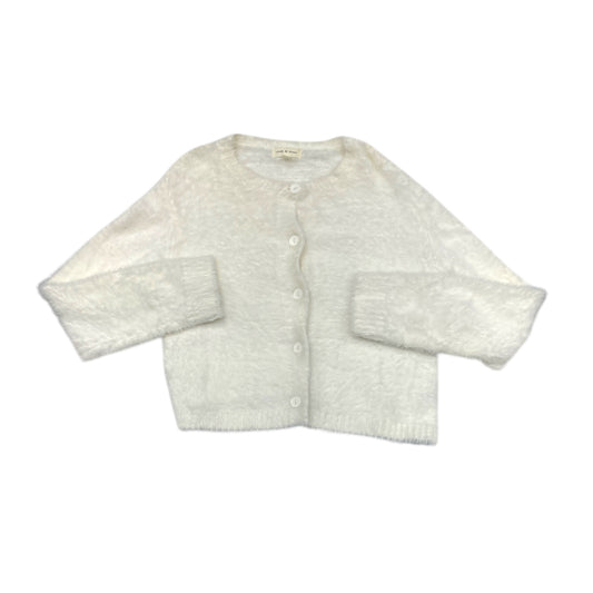 Sweater Cardigan By Cloth & Stone In White, Size:S