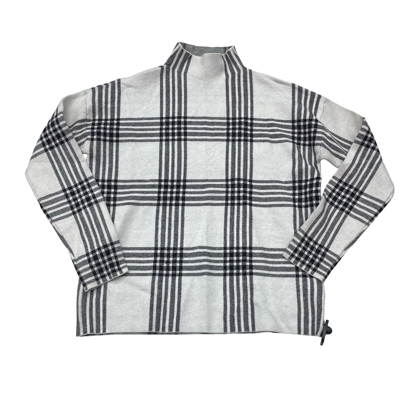 Sweater By Tahari In Plaid Pattern, Size:L
