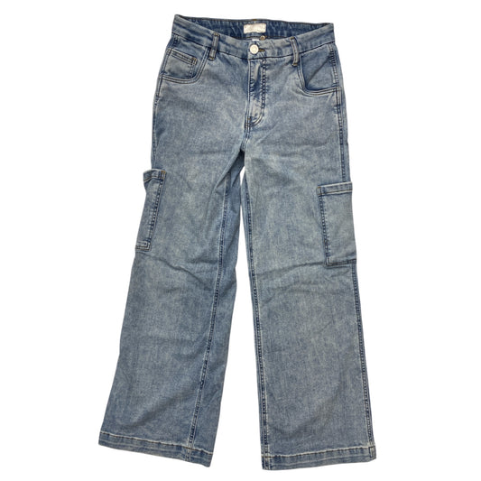 Jeans Wide Leg By Kut In Blue Denim, Size:6