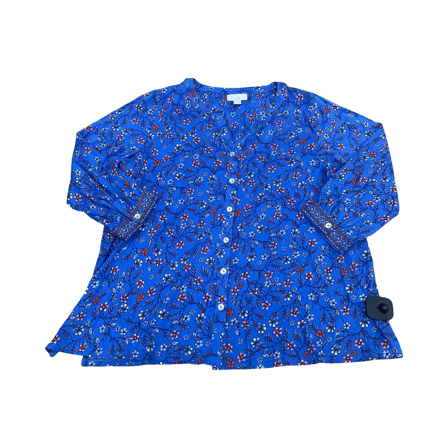 Top Ls By J. Jill In Floral Print, Size:S