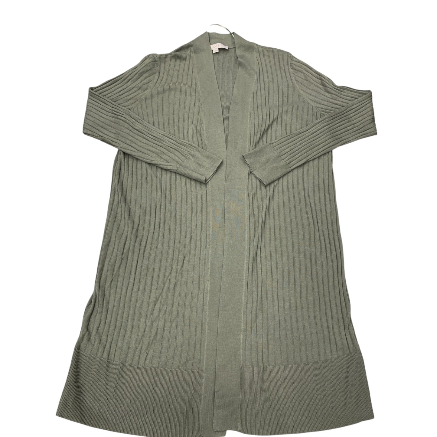 Sweater Cardigan By Loft In Green, Size:L