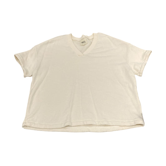 Top Ss By Madewell In Cream, Size:Xl