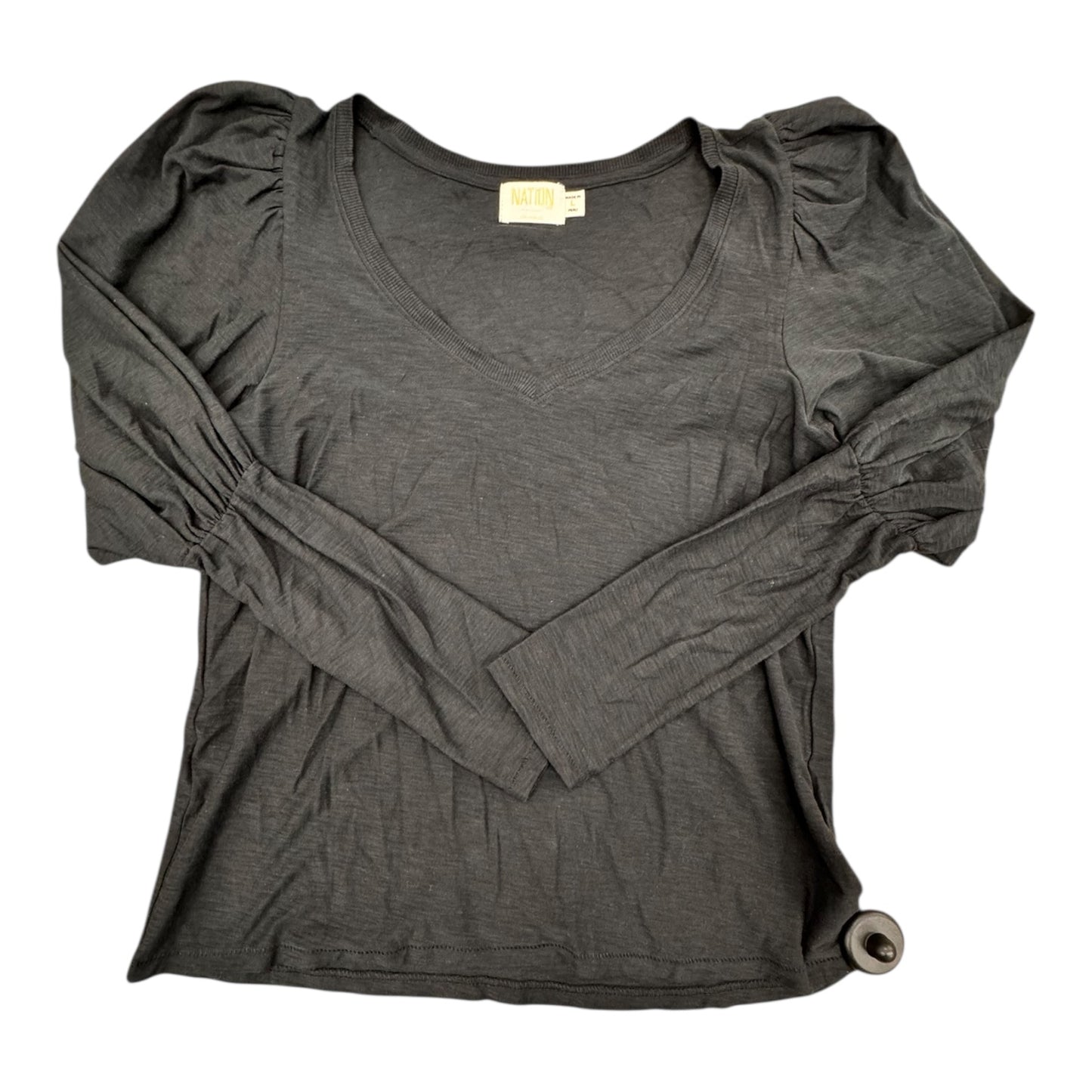 Top Ls By Nation In Black, Size:L