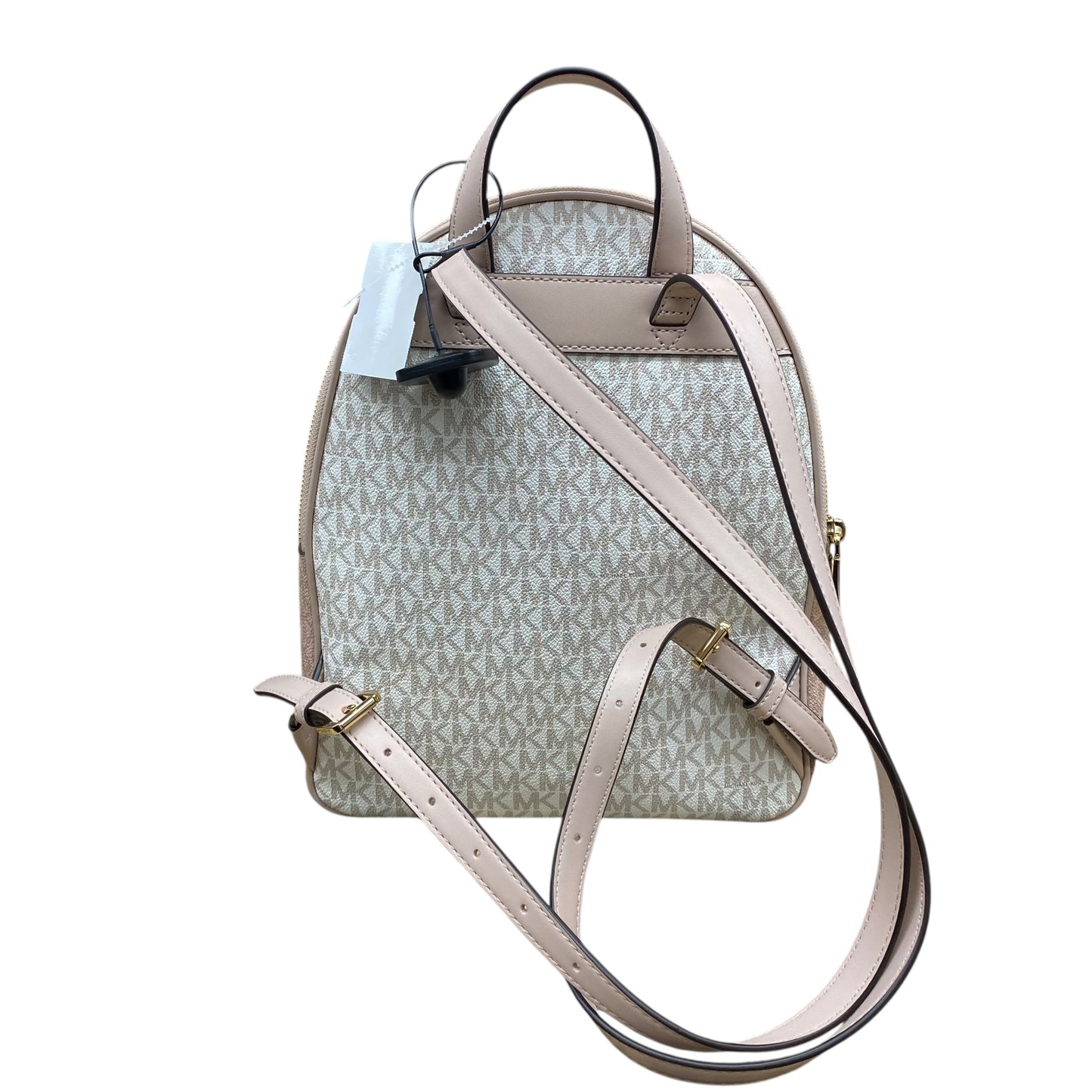 Backpack Designer By Michael Kors In Pink & Tan, Size:Medium