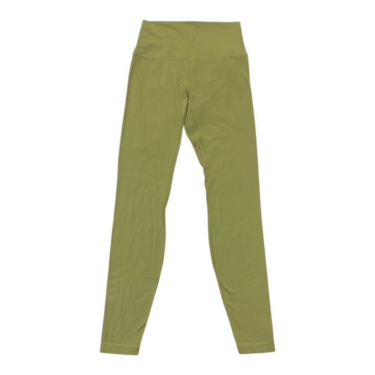 Athletic Leggings By Lululemon In Green, Size:6