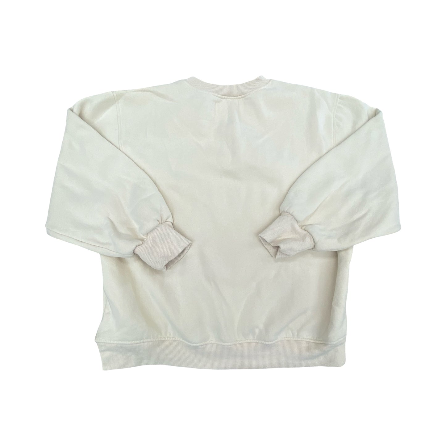 Sweatshirt Crewneck By Cmc In Black & Cream, Size:M