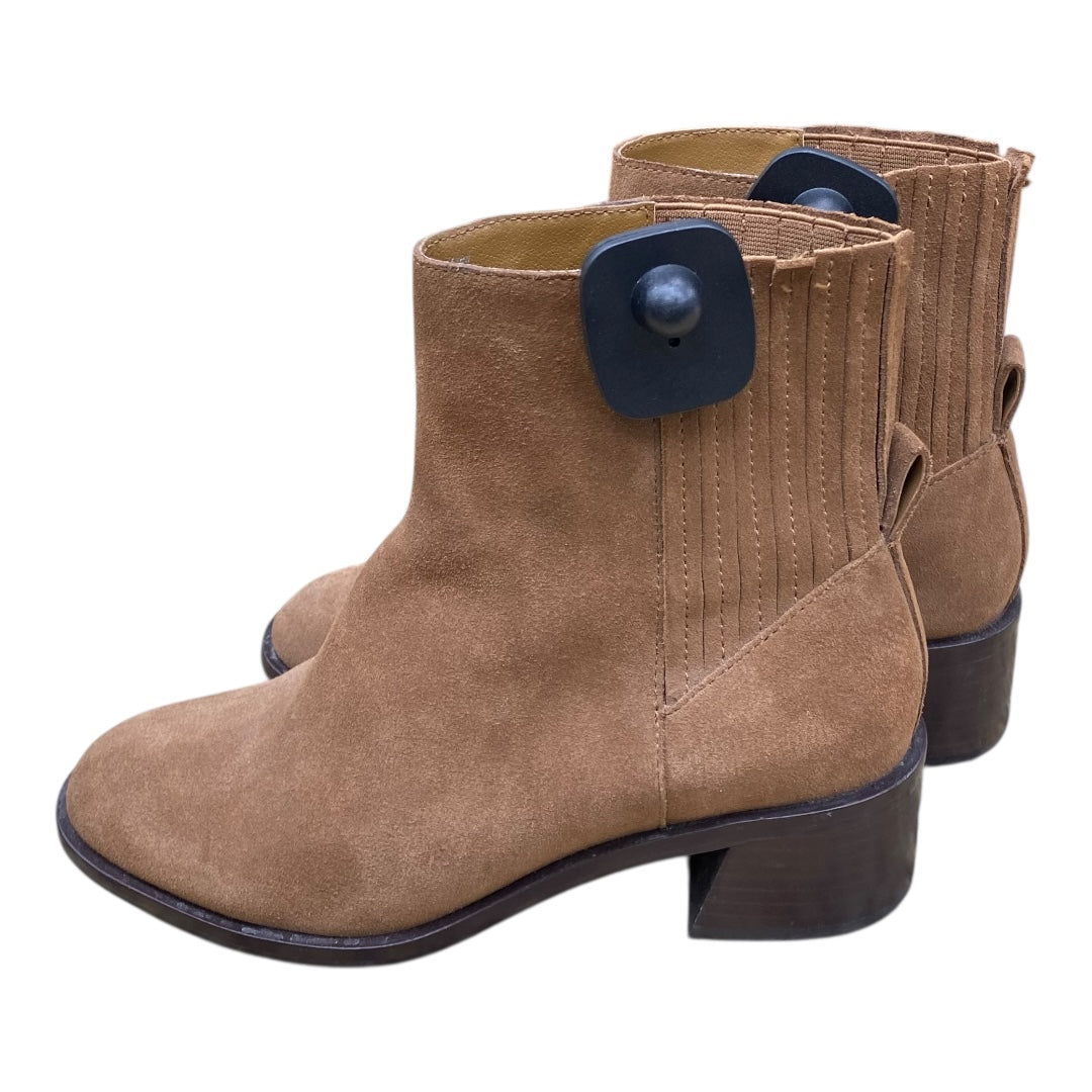 Boots Ankle Heels By Dolce Vita In Brown, Size:7