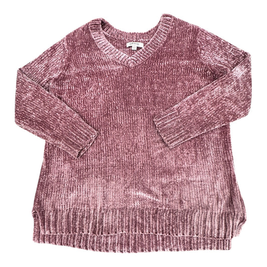 Sweater By Orvis In Purple, Size:Xl