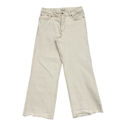 Jeans Straight By Toad & Co In Beige, Size:12