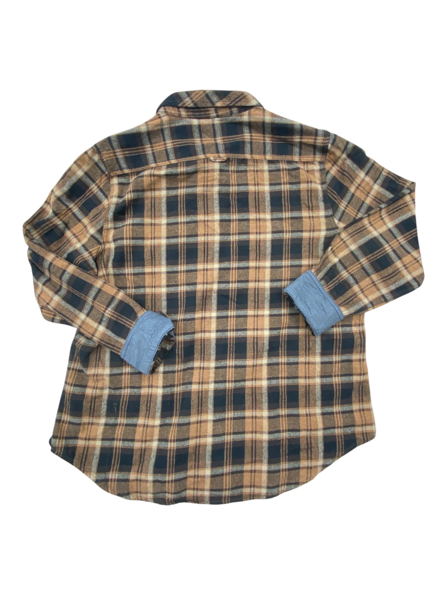 Jacket Shirt By Prana In Plaid Pattern, Size:Xl