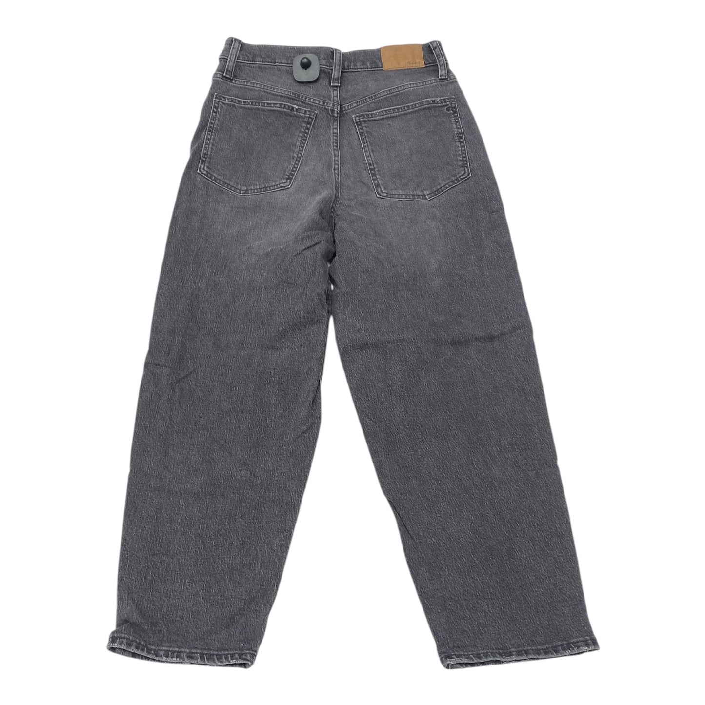 Jeans Barrel By Madewell In Grey Denim, Size:4