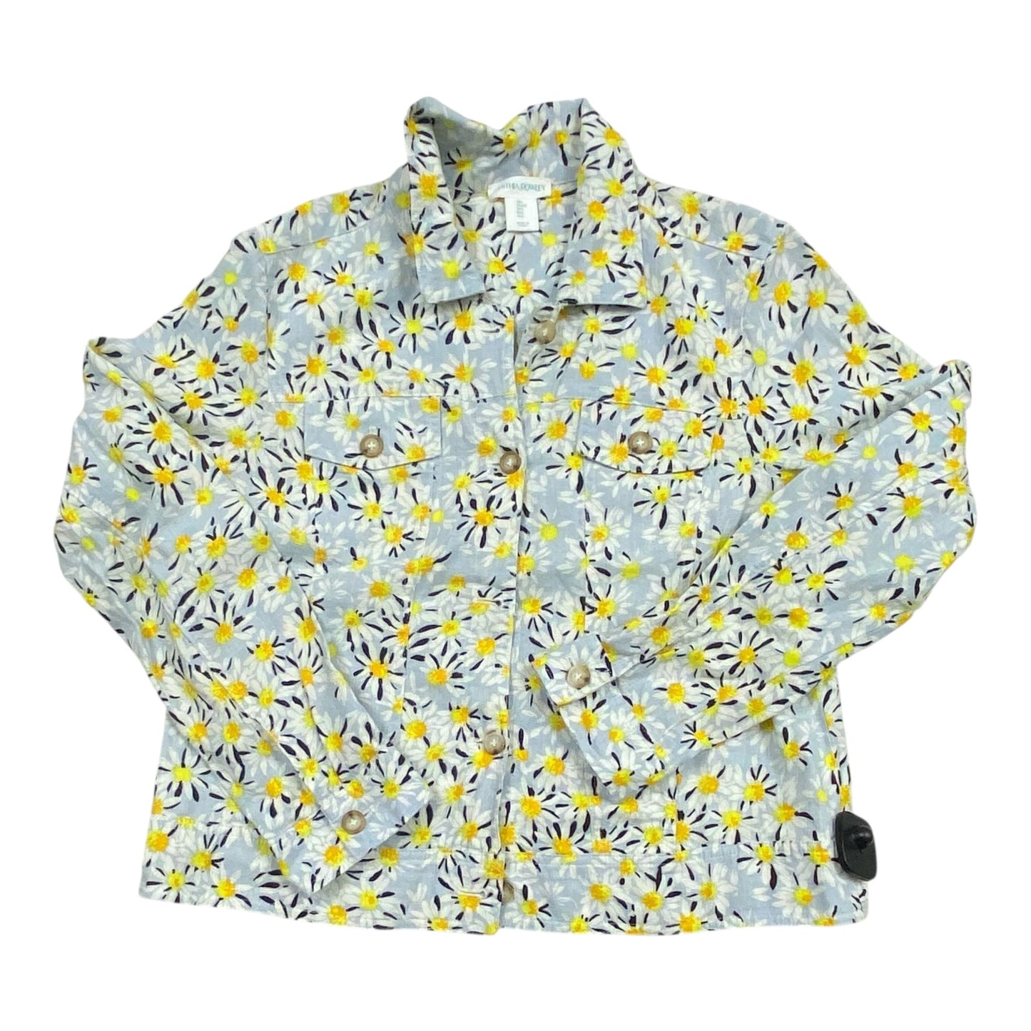 Top Ls By Cynthia Rowley In Floral Print, Size:L