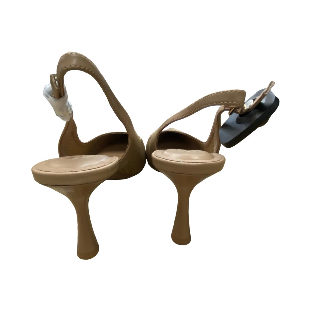 Shoes Heels Kitten By Cmc In Brown, Size:8.5