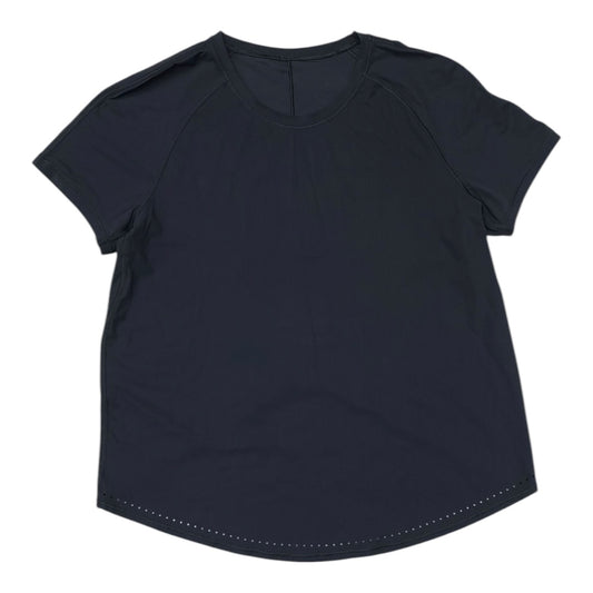 Athletic Top Ss By Lululemon In Black, Size:S