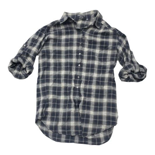 Top Ls By Vince In Plaid Pattern, Size:S