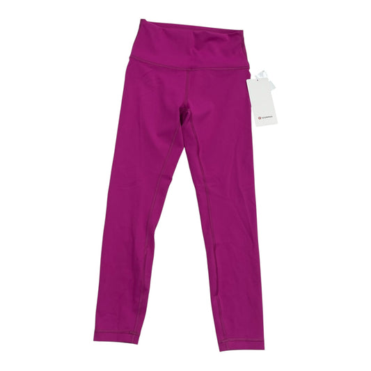 Athletic Leggings By Lululemon In Pink, Size:6
