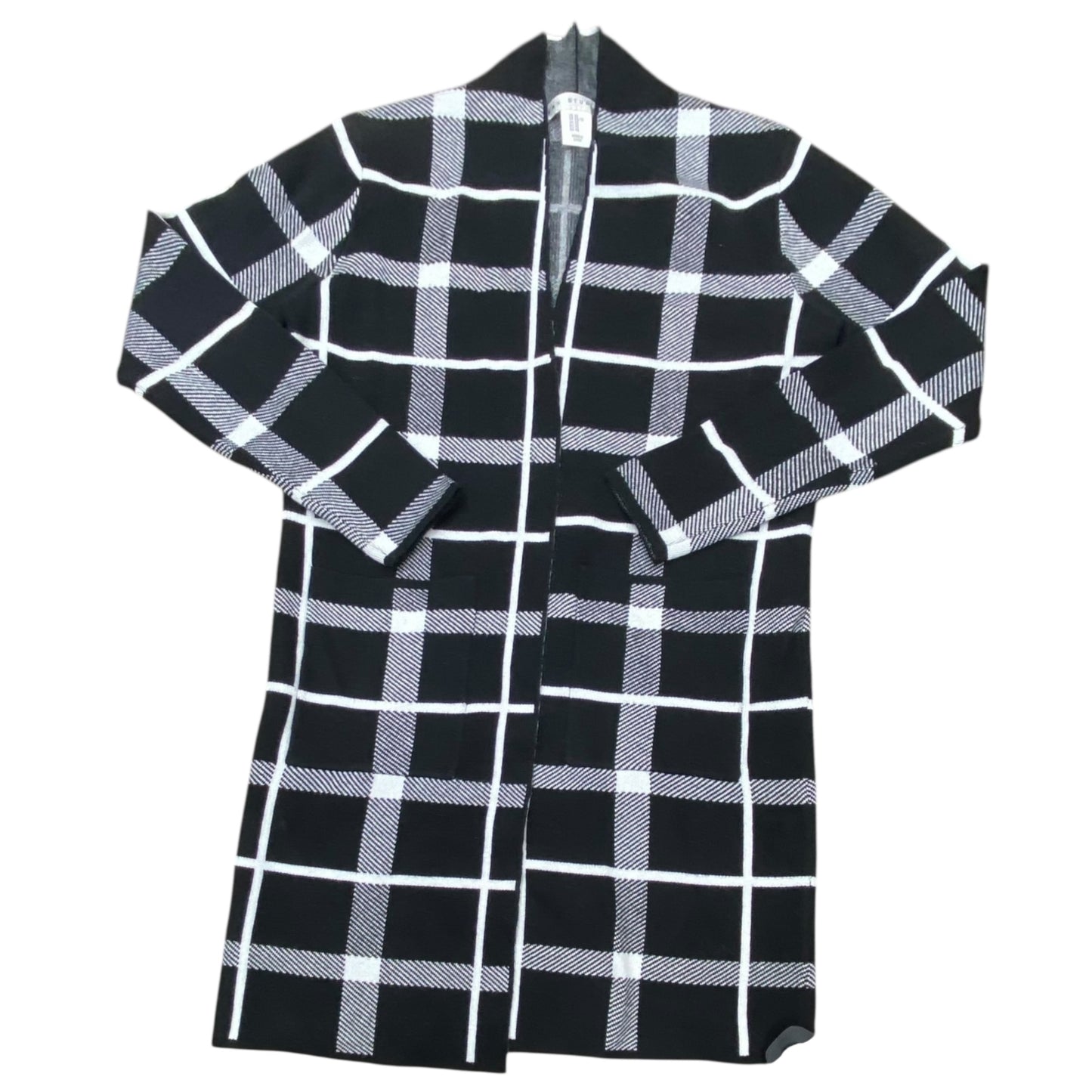 Sweater By Max Studio In Black & White, Size:Xs