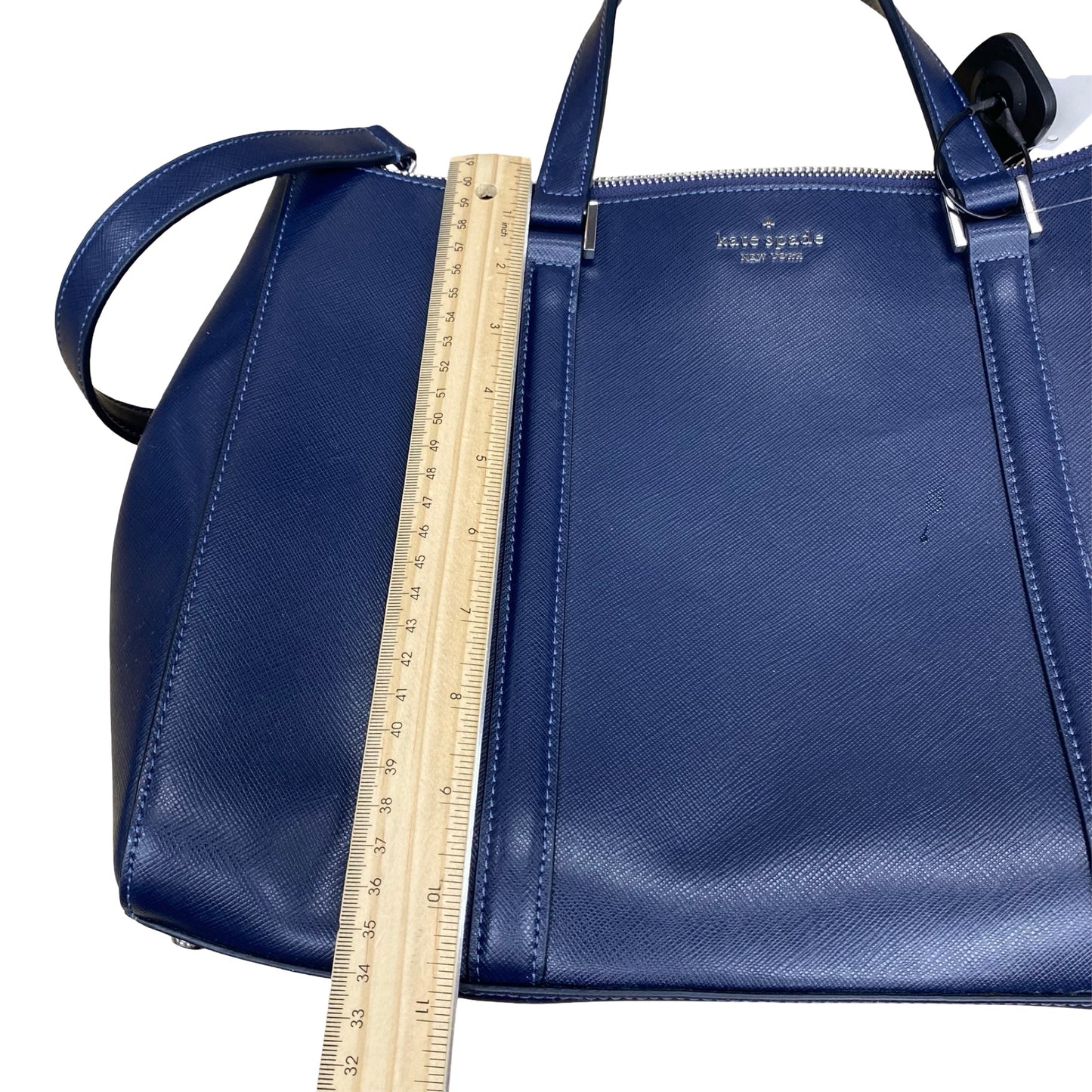 Handbag Designer By Kate Spade In Navy, Size:Medium
