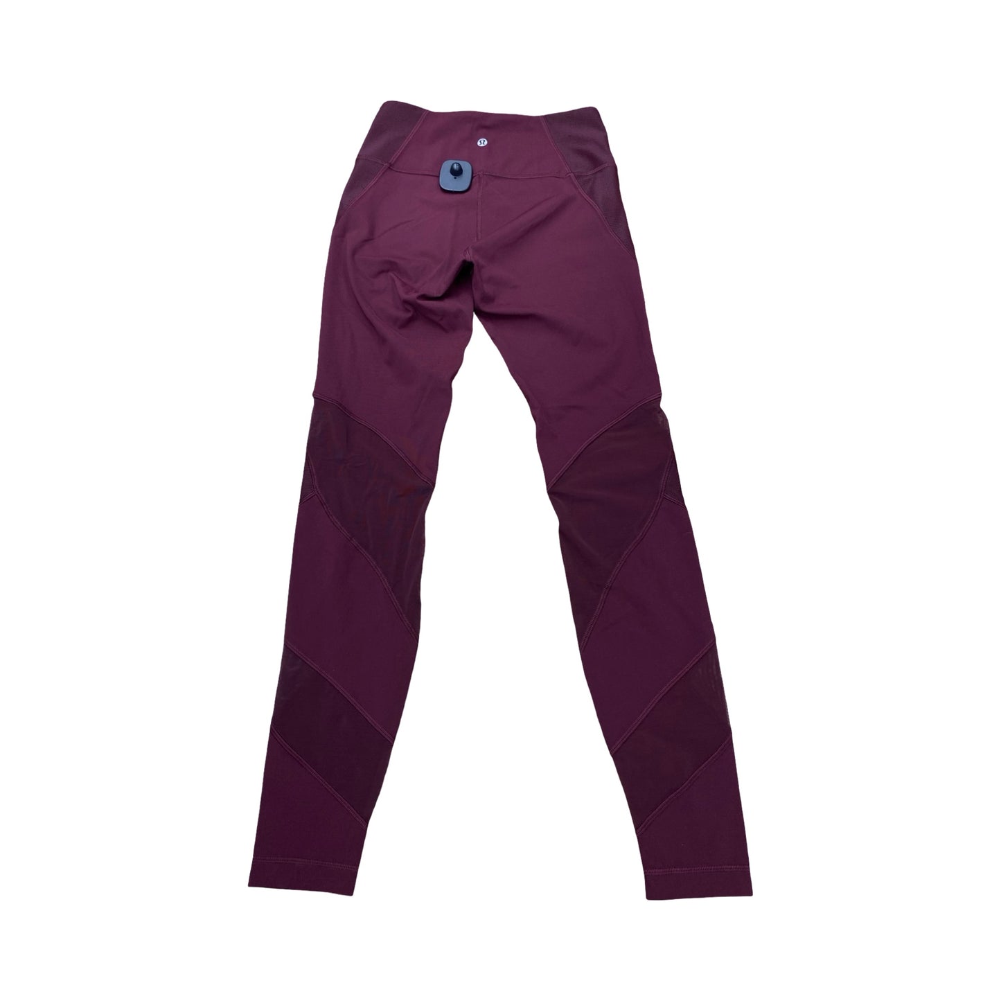 Athletic Leggings By Lululemon In Maroon, Size:6
