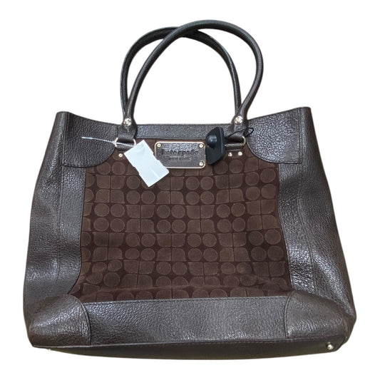 Handbag Designer By Kate Spade In Brown, Size:Medium