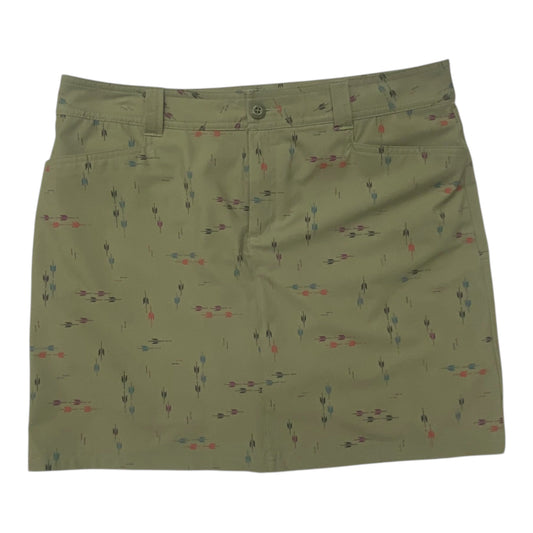 Skort By Eddie Bauer In Green, Size:10