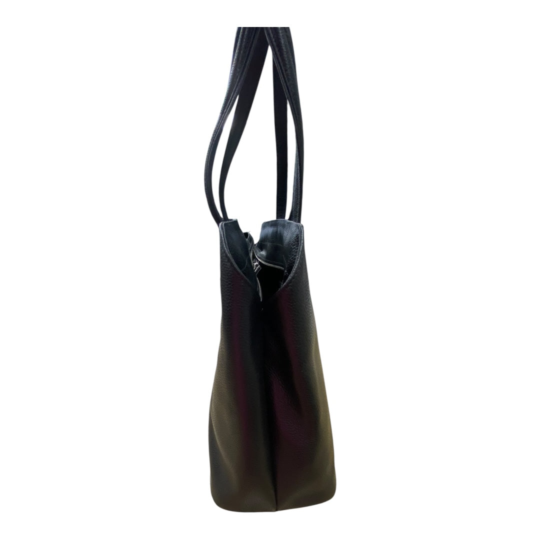 Handbag Designer By Longchamp In Black, Size:Large