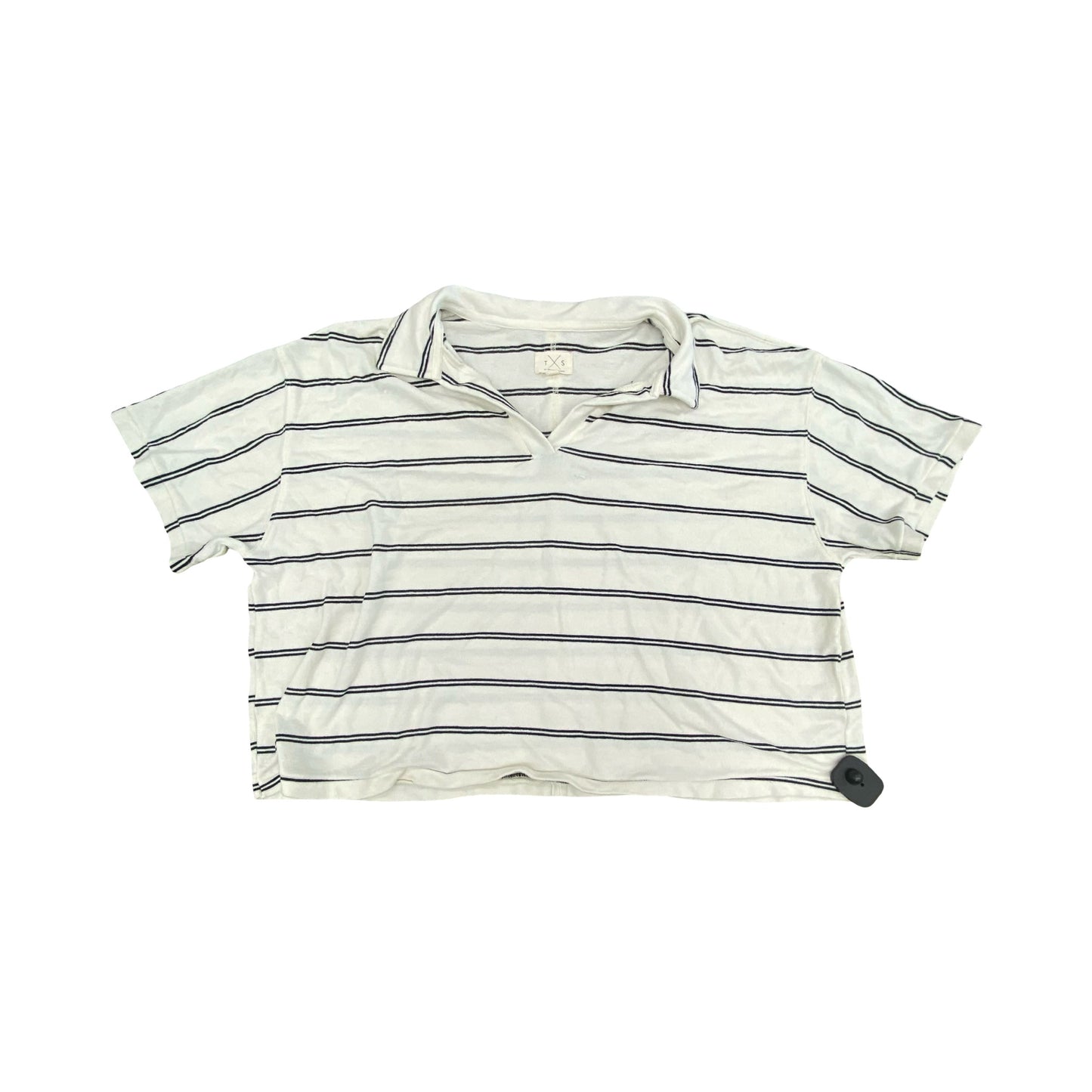 Top Ss By Thread And Supply In Black & White, Size:Xl