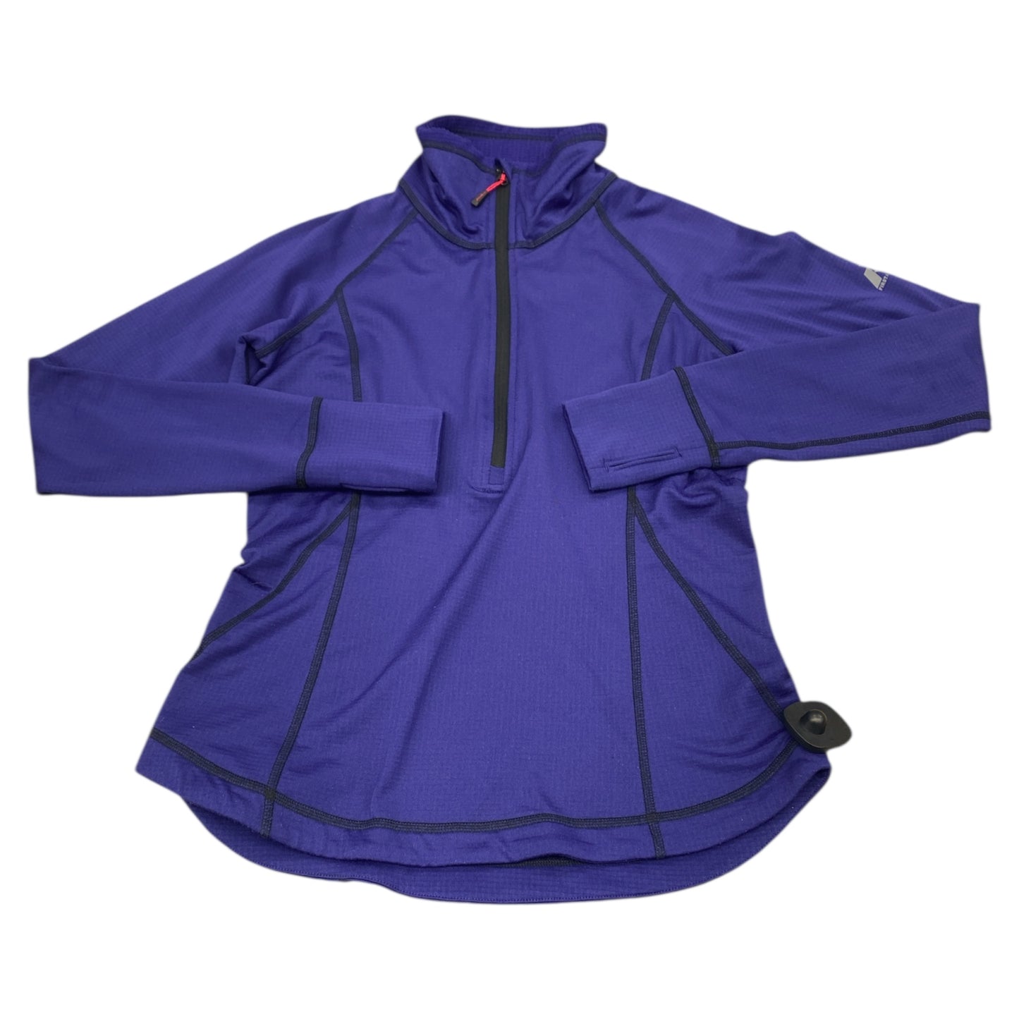 Athletic Jacket By Eddie Bauer In Blue, Size:S