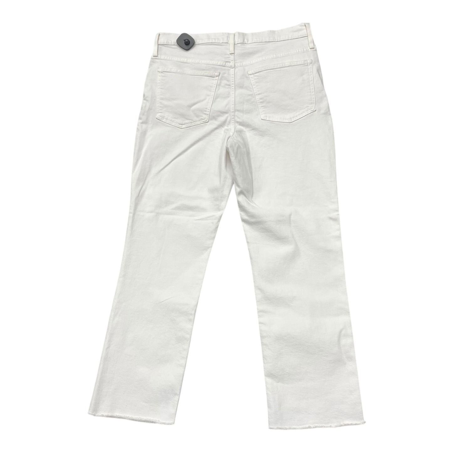 Jeans Boyfriend By J. Crew In White Denim, Size:12