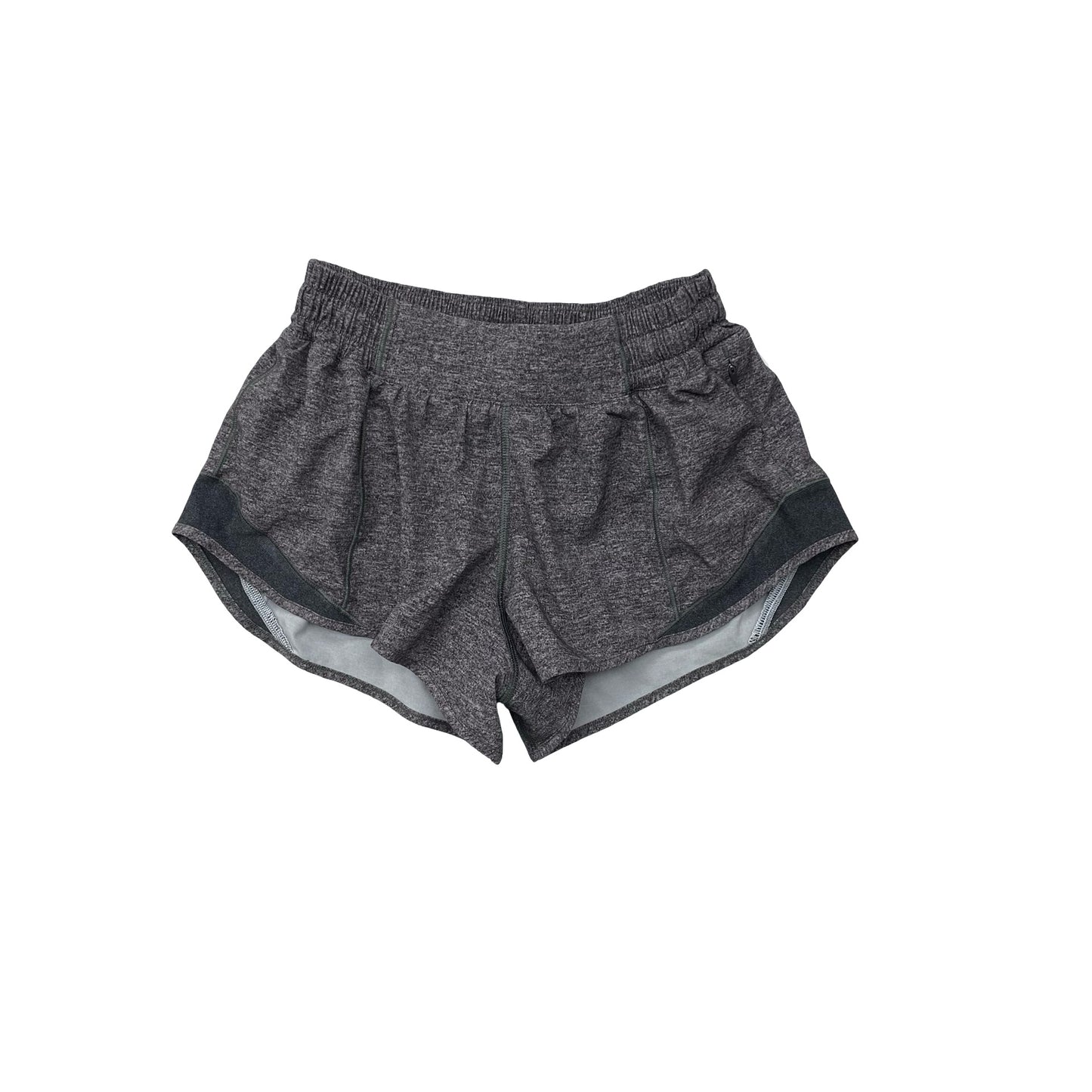 Athletic Shorts By Lululemon In Grey, Size:4