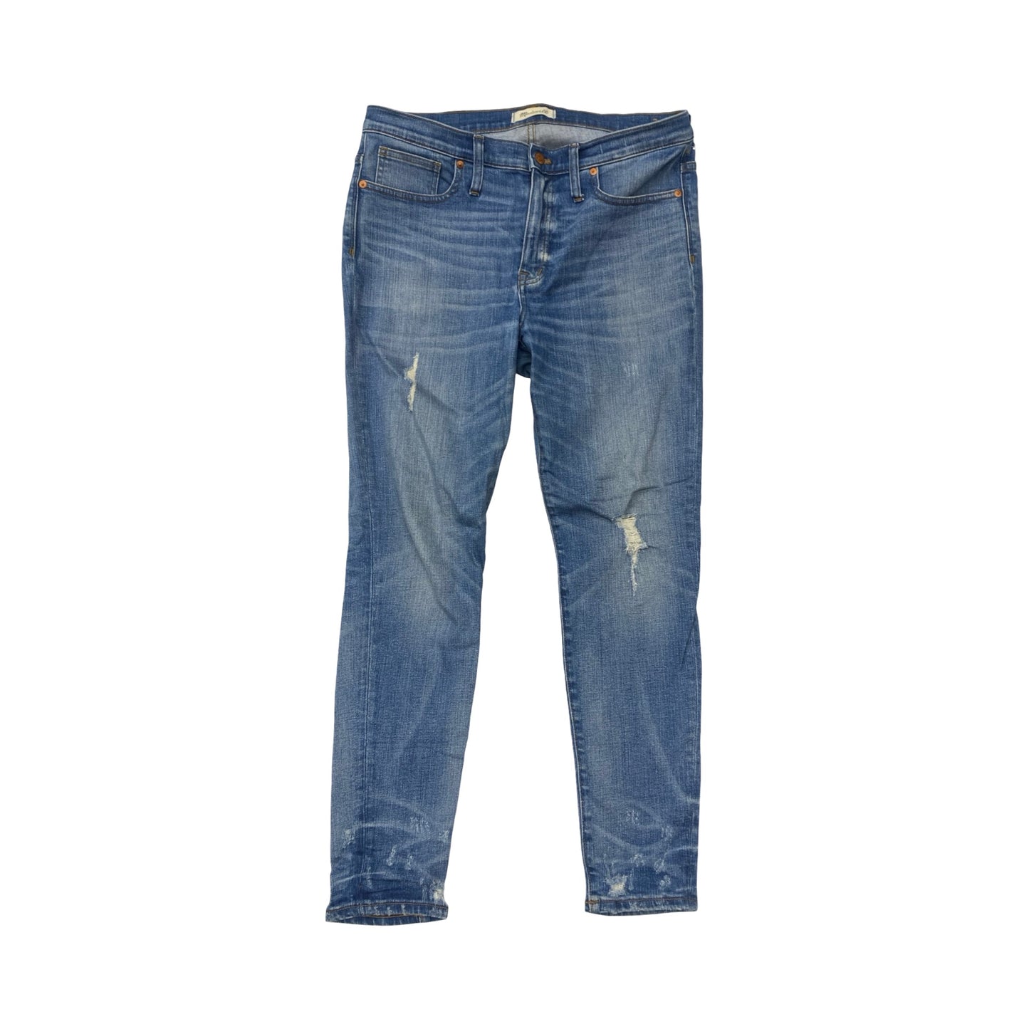 Jeans Skinny By Madewell In Blue, Size:12