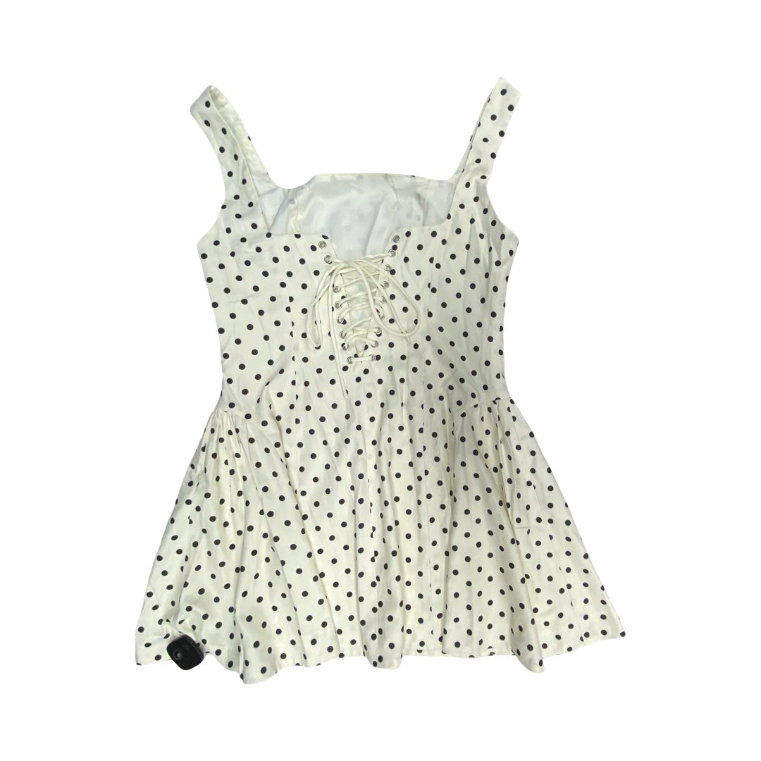 Dress Party Short By Commense In Polkadot Pattern, Size:L