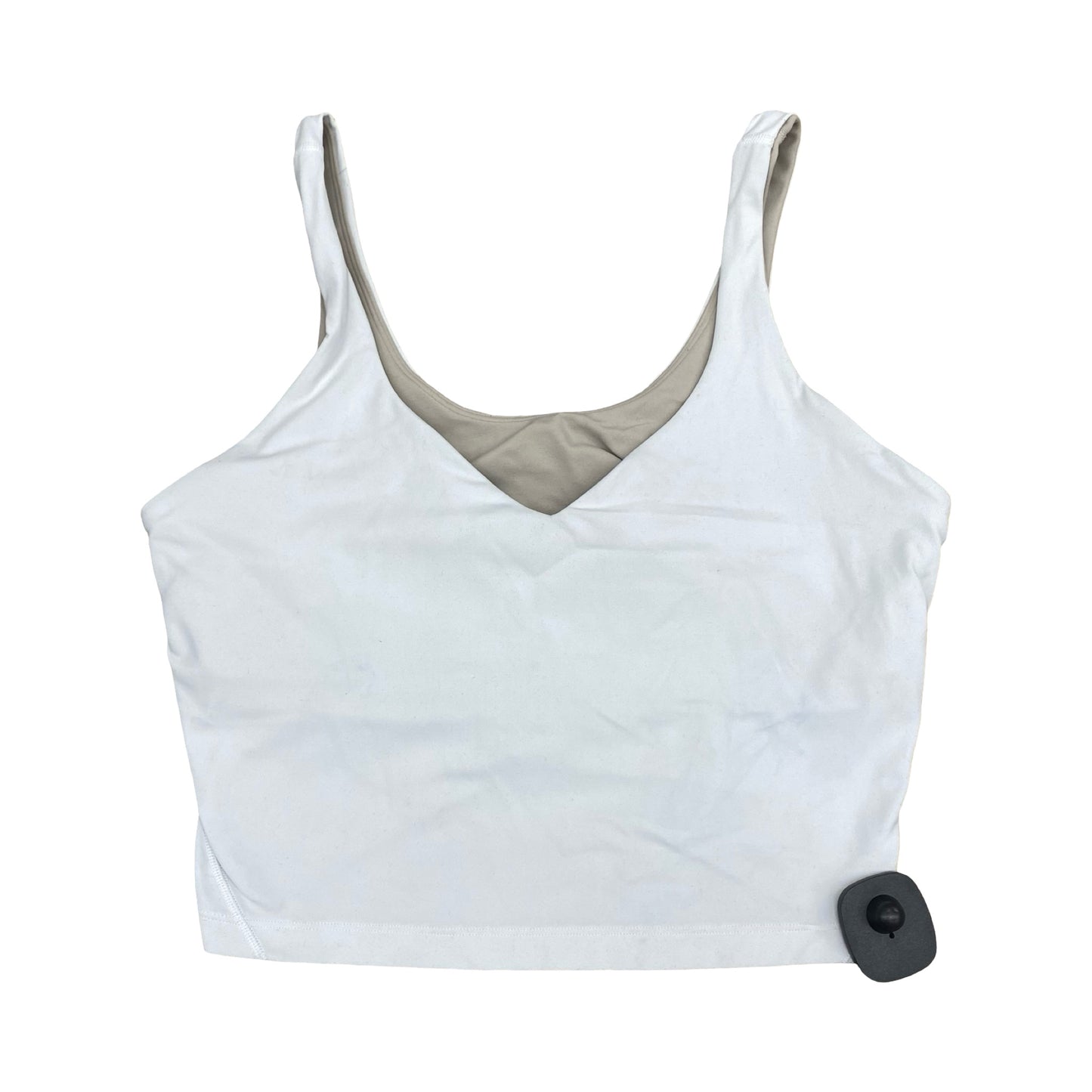 Athletic Bra By Lululemon In Ivory, Size:12