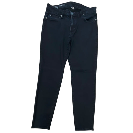 Jeans Skinny By Kut In Black Denim, Size:10