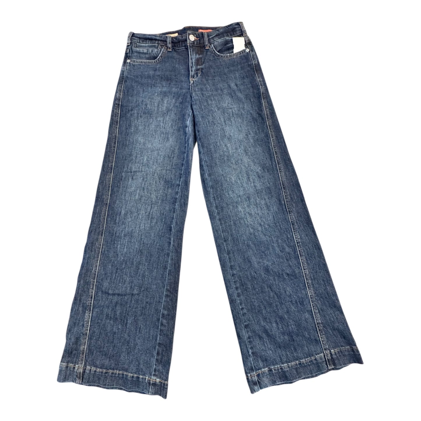 Jeans Wide Leg By Pilcro In Blue Denim, Size:0